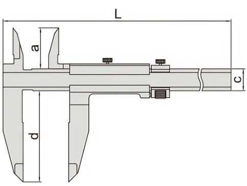 INSIZE IN-1210-614 คาลิเปอร์เวอร์เนียร์ (0 ถึง 600mm)